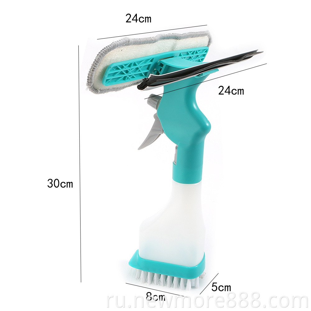 Window Cleaning Scraper With Bottle